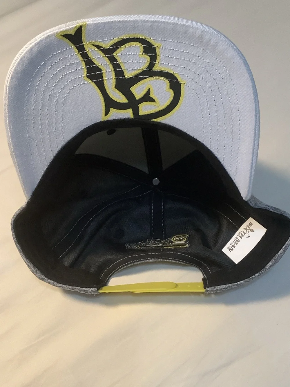 New Era Kids Los Angeles Angels Gray Heather & White Cap with Red Logo